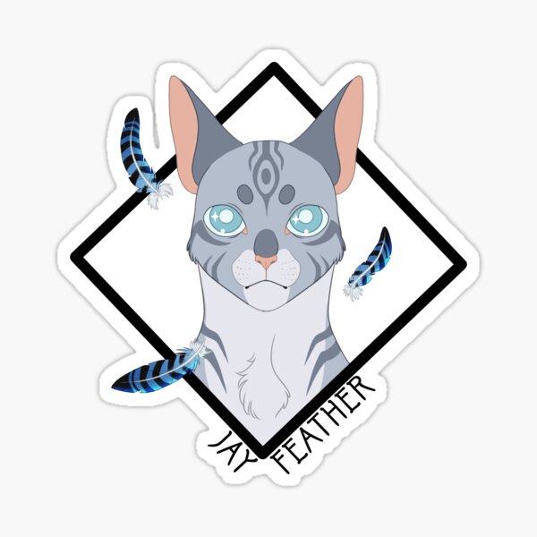 Warriors - Jayfeather Sticker for Sale by SighFur