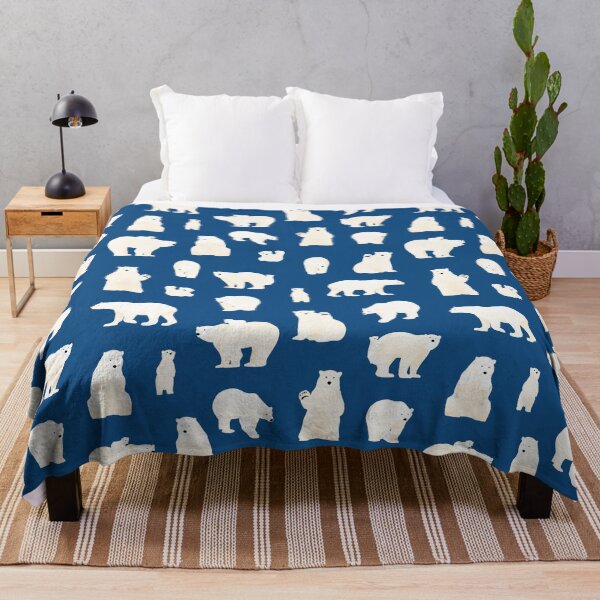 Item preview, Polar bear - classic blue :: designed and sold by RunesForest.