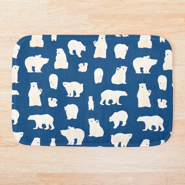 Item preview, Polar bear - classic blue :: designed and sold by RunesForest.