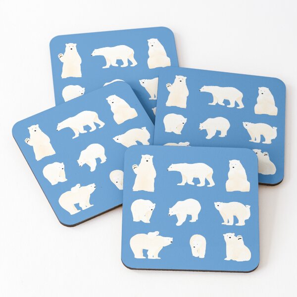 Item preview, Polar bear - ocean blue :: designed and sold by RunesForest.