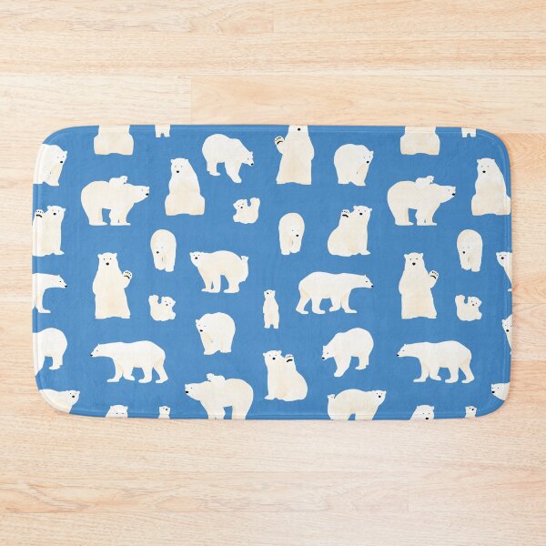 Item preview, Polar bear - ocean blue :: designed and sold by RunesForest.