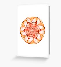 Wheel of Fire Greeting Card