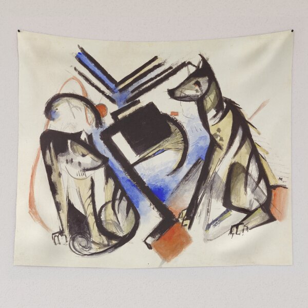 Item preview, Franz Marc - Two Wolves designed and sold by DejaVuStudio.