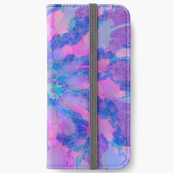 Fractalize storm clouds of flower petals iPhone Wallet