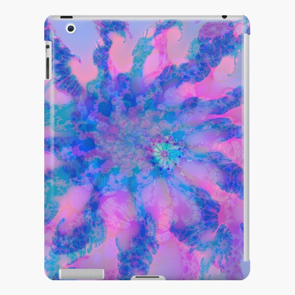 Fractalize storm clouds of flower petals iPad Snap Case