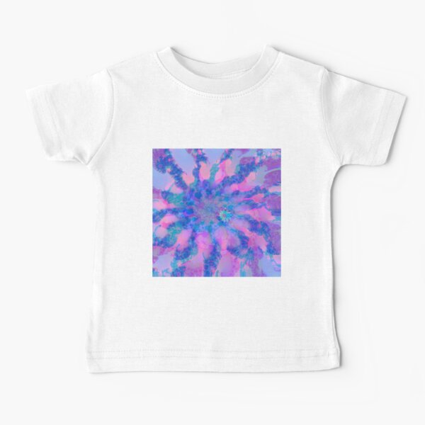 Fractalize storm clouds of flower petals Baby T-Shirt