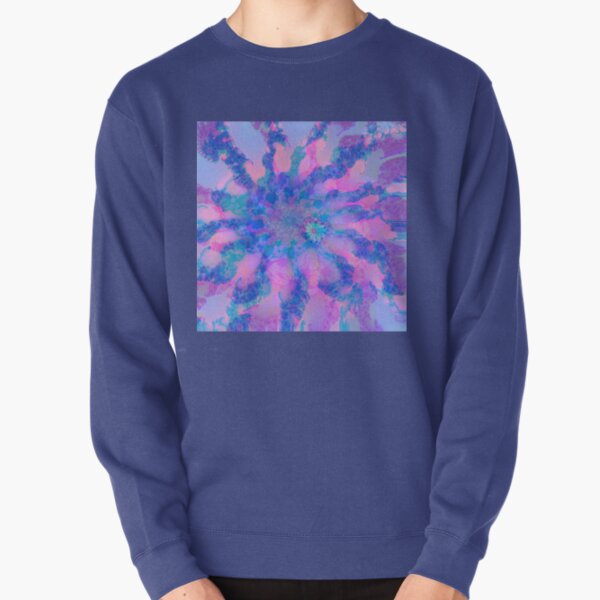 Fractalize storm clouds of flower petals Pullover Sweatshirt