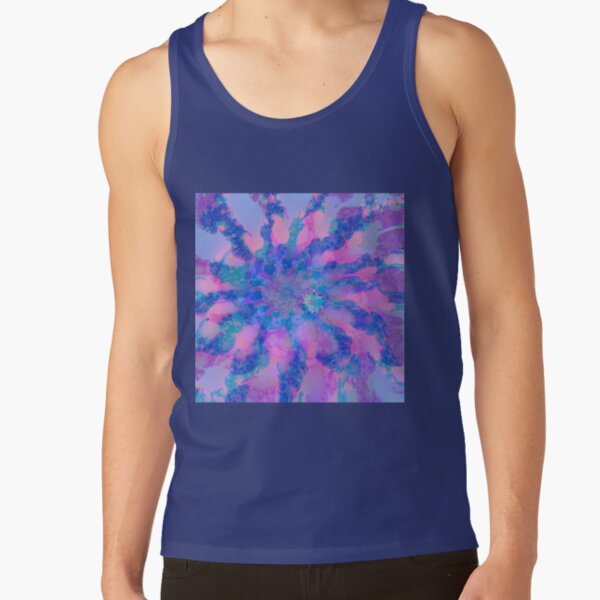 Fractalize storm clouds of flower petals Tank Top