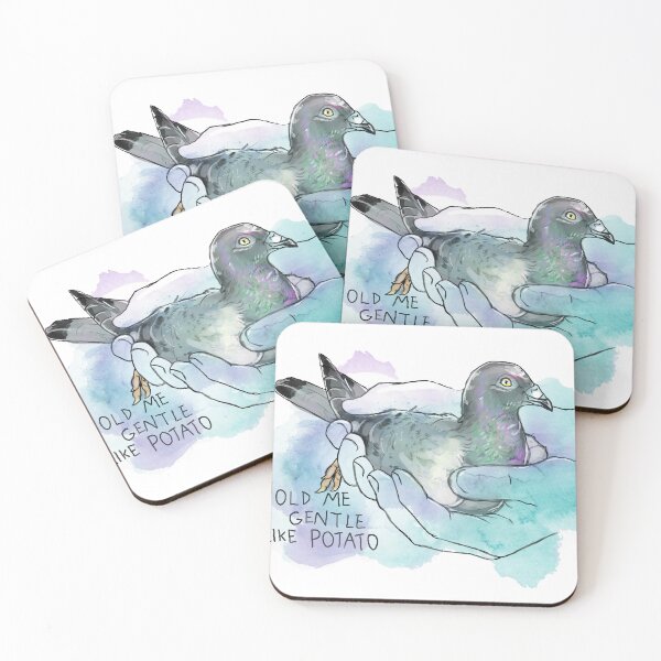 Item preview, Pigeon Hold Me Gentle Like Potato designed and sold by catifex.
