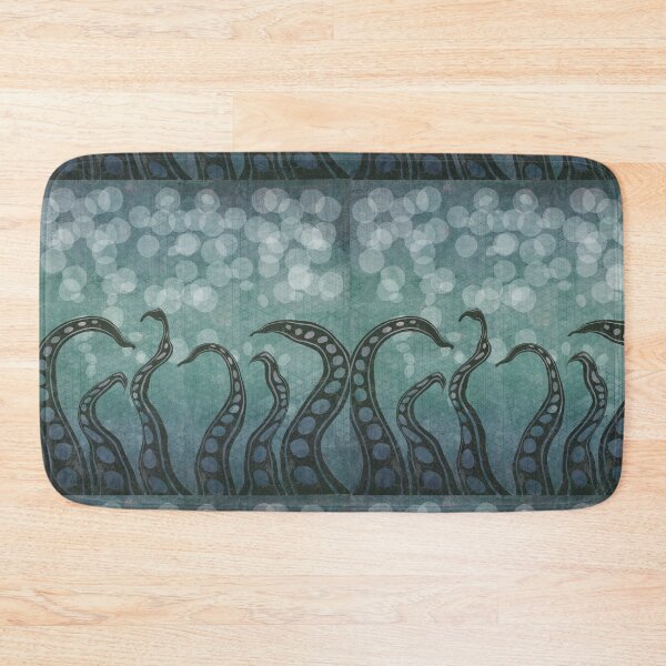 Item preview, Octopus Tentacles and Bubbles Design in Distressed Teal designed and sold by WatersEdgeGal.