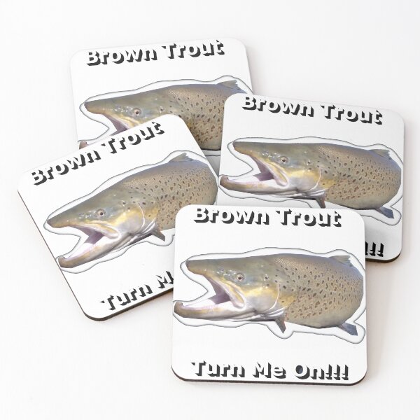 Item preview, Brown Trout Turn Me On Design designed and sold by ltldragn.