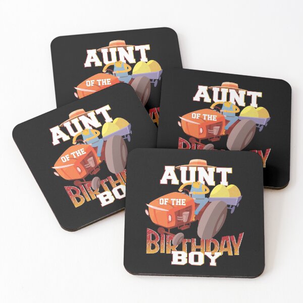 Item preview, Aunt Of The Birthday Boy Farmer Tractor B-day Party product designed and sold by Grabitees.