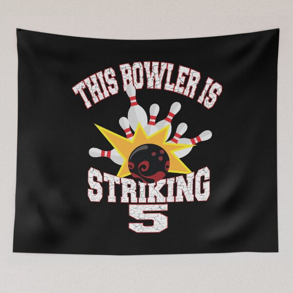 Item preview, This Bowler Is Striking 5th Birthday 5 Years Old Bowling print designed and sold by Grabitees.