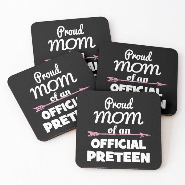 Item preview, Proud Mom Of An Official Preteen 12th Birthday 12 Years Old print designed and sold by Grabitees.