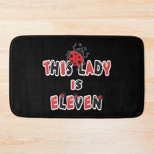 Item preview, This Lady Is Eleven Years Old Girl 11th Birthday Ladybug design designed and sold by Grabitees.