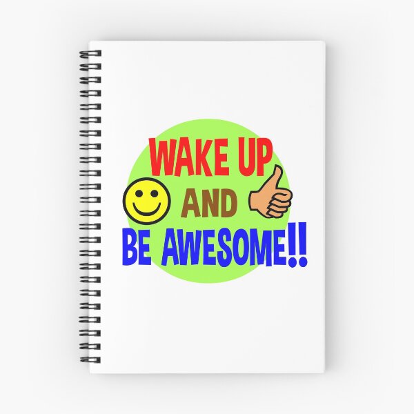Item preview, WAKE UP AND BE AWESOME!! designed and sold by GorillaFarm.