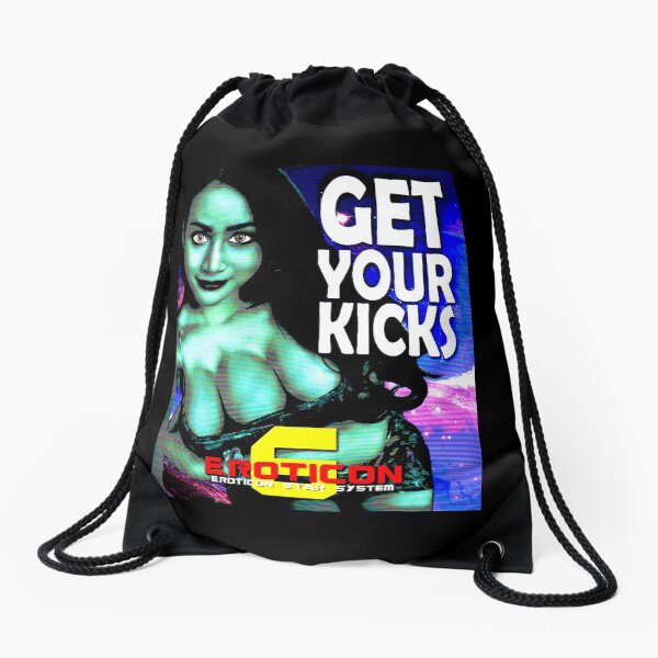 Get your kicks Drawstring Bag