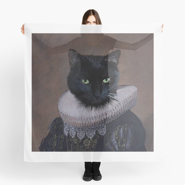 Black Cat Scarves Redbubble - satans pet cat roblox