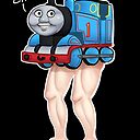 thomas the tank engine with legs