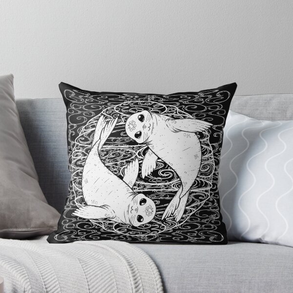 Item preview, Yin and Yang Seal Illustration designed and sold by ZaryaKiqo.