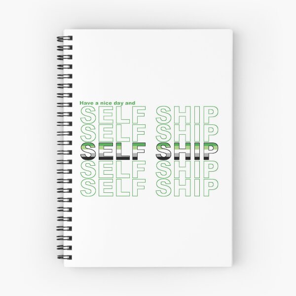 Item preview, Have A Nice Day and Self Ship (Aro Edition) designed and sold by Shirocherry.