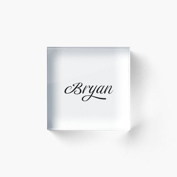 Bryan Acrylic Block