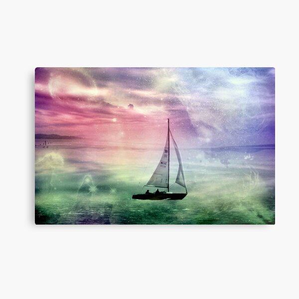 Fantasy Sailing © Metal Print