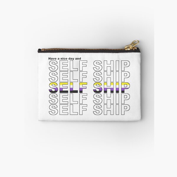 Item preview, Have A Nice Day and Self Ship (Nonbinary Edition) designed and sold by Shirocherry.