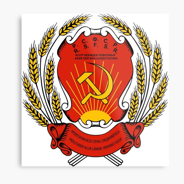 Coat of arms of Russia Metal Print