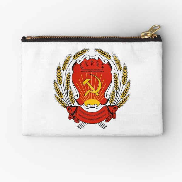 Coat of arms of Russia Zipper Pouch