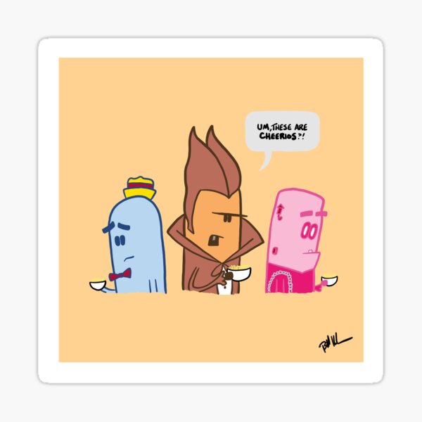 Halloween Cereal Monsters Sticker