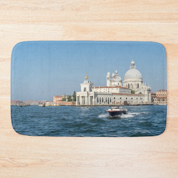 Item preview, Classic Venetian - Speeding Boat with Santa Maria della Salute and Dogana da Mar designed and sold by Georgia Mizuleva.