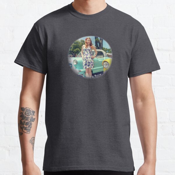 History Girl & Vintage Cars Classic T-Shirt