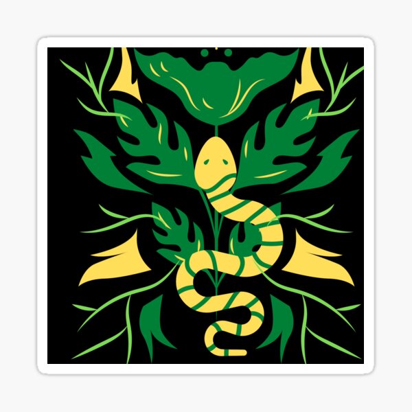 Item preview, Yellow snake t shirt designed and sold by cricri33190.