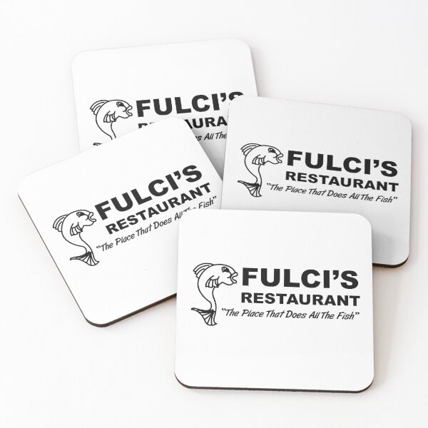 Fulci's Fish Coasters (Set of 4)