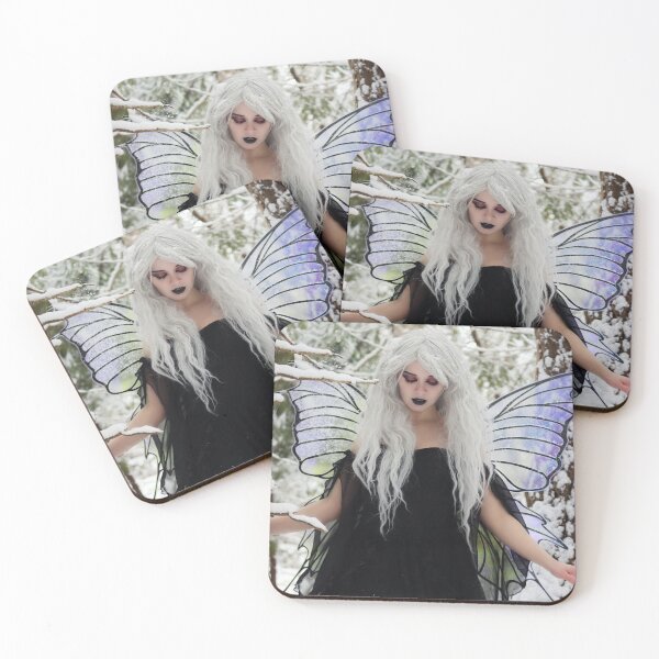 Item preview, Winter Fairy in the Forest (GOTH FAIRY) designed and sold by TheMagicCrafter.