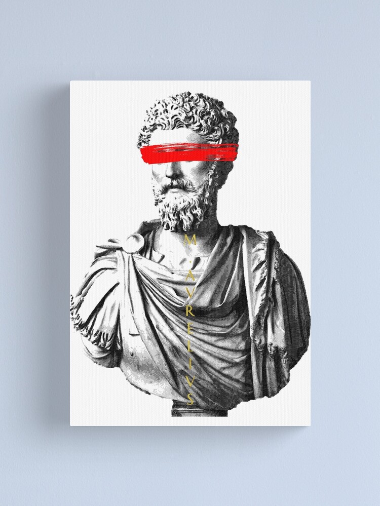 Thumbnail 2 of 3, Canvas Print, Marcus Aurelius designed and sold by Shop-Kintsugi.