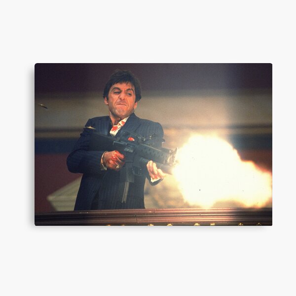 Scarface Tony Montana Canvas Wall Art Picture Print 76x50cm 