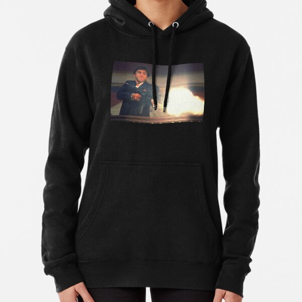 Scarface Tony Montana Shooting Pullover Hoodie