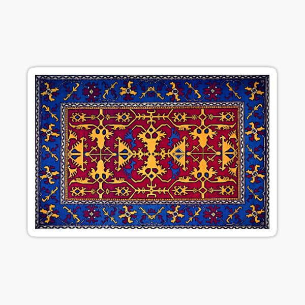 Traditional Armenian Art Ավանդական հայկական արվեստ Sticker