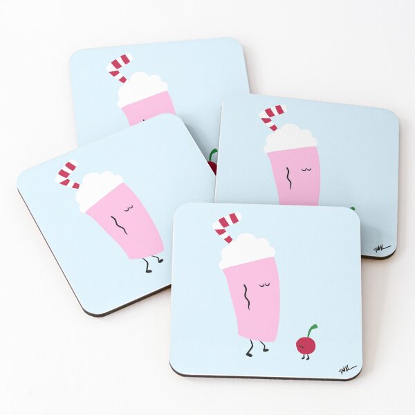 Dancing Dessert: Shake It Out Coasters (Set of 4)