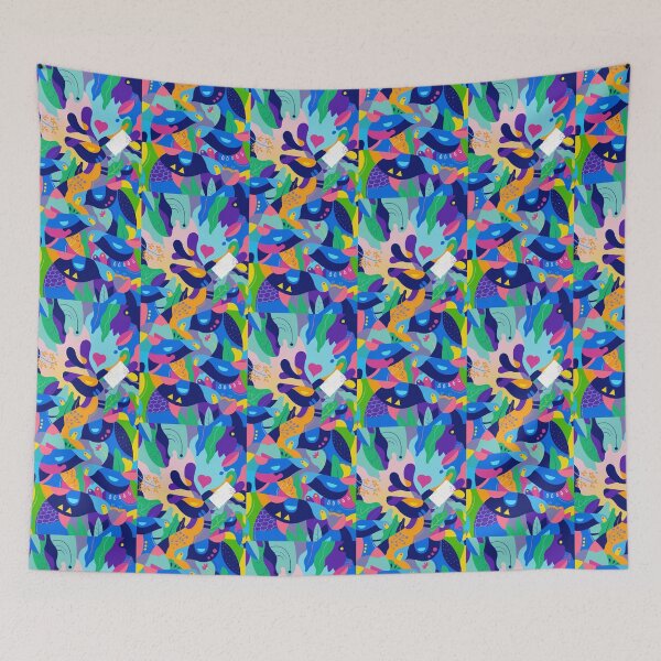 Item preview, Peacock background designed and sold by Kings End  Clothing.