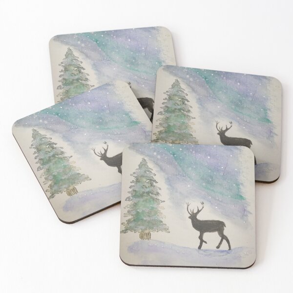 Item preview, Reindeer in the snow designed and sold by BarMek.