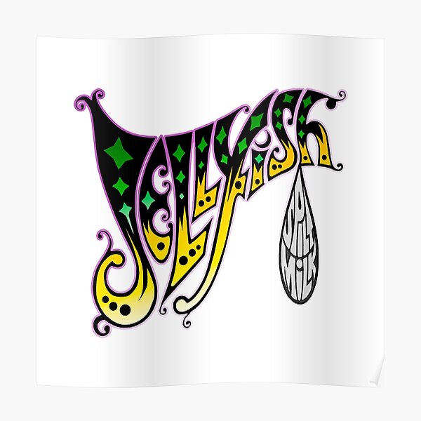 Spilt Milk jellyfish Poster