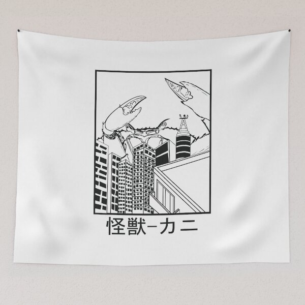 Item preview, Crab Kaijū - Black and White designed and sold by MondragonMX.