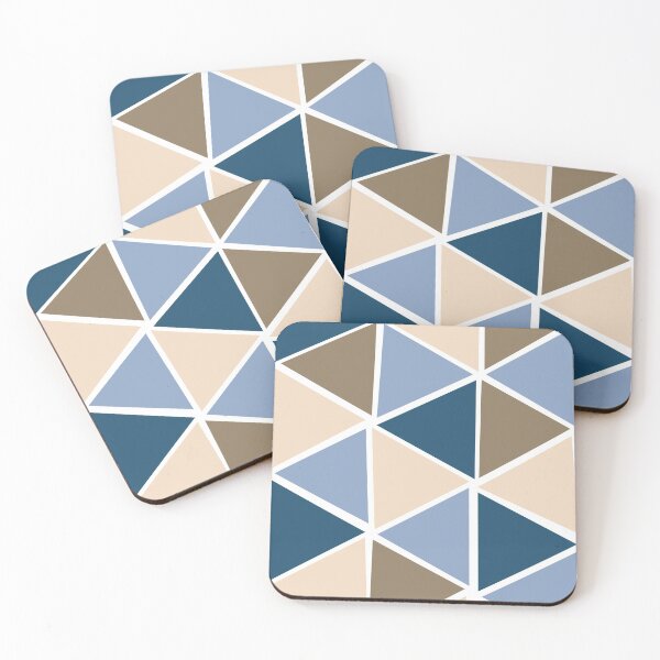 Item preview, Colorama color harmony large blue harlequin designed and sold by Joie-et-Poesie.
