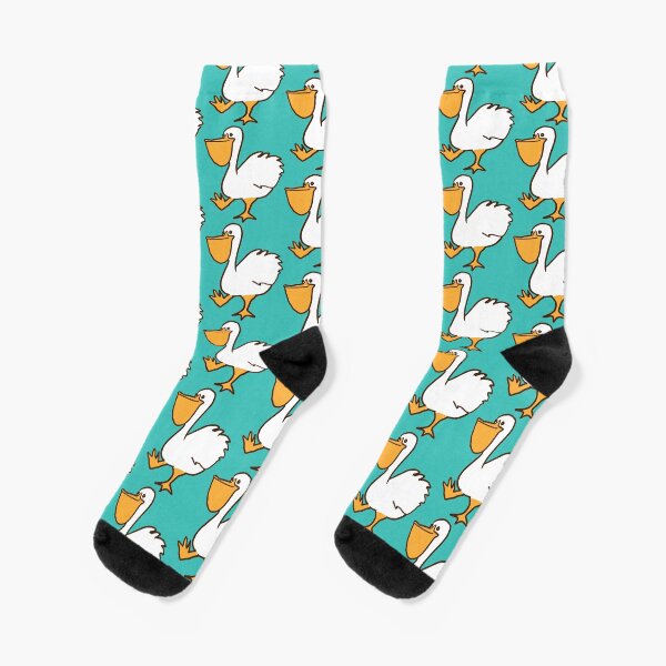 Friendly Little Pelican Socks