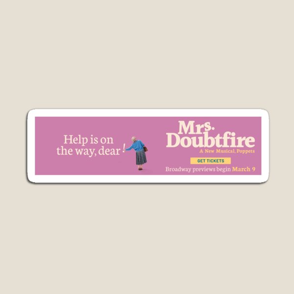 Mrs Doubtfire Geschenke Merchandise Redbubble