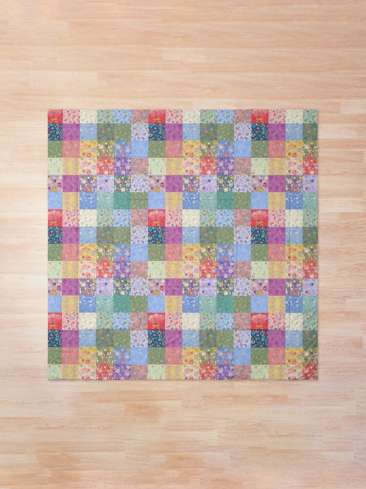 "Handme Down Patchwork Quilt by Tea with Xanthe" Comforter for Sale by