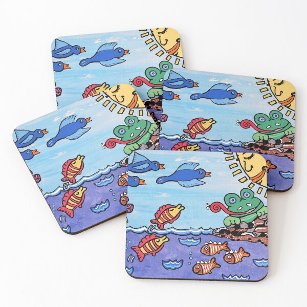 Item preview, Sunny Day at the Frog Pond designed and sold by SillaHoekstra.